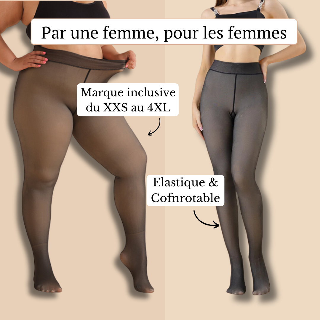 Collants Polaires Effet Transparent